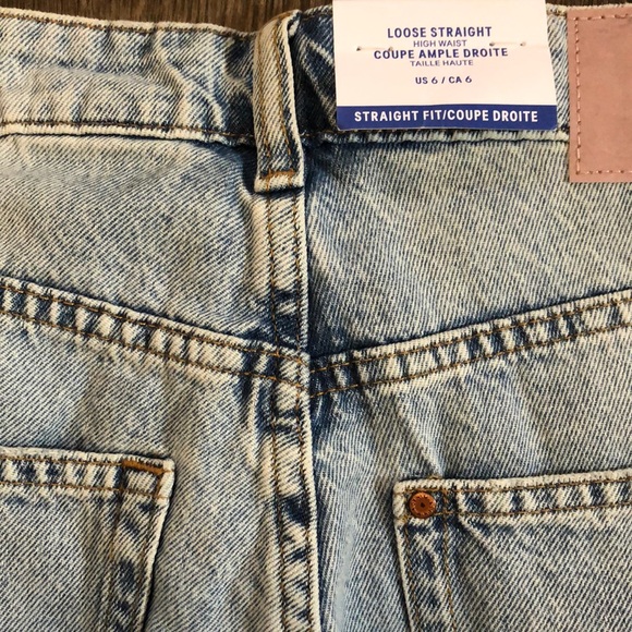 H&M Loose Straight High Waist Jeans - Picture 15 of 16